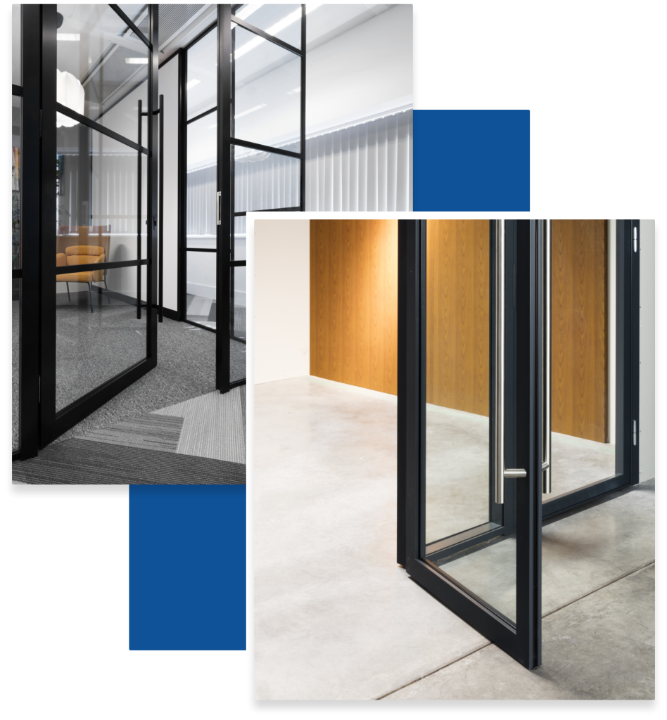 Market leading range of acoustic glazed doors